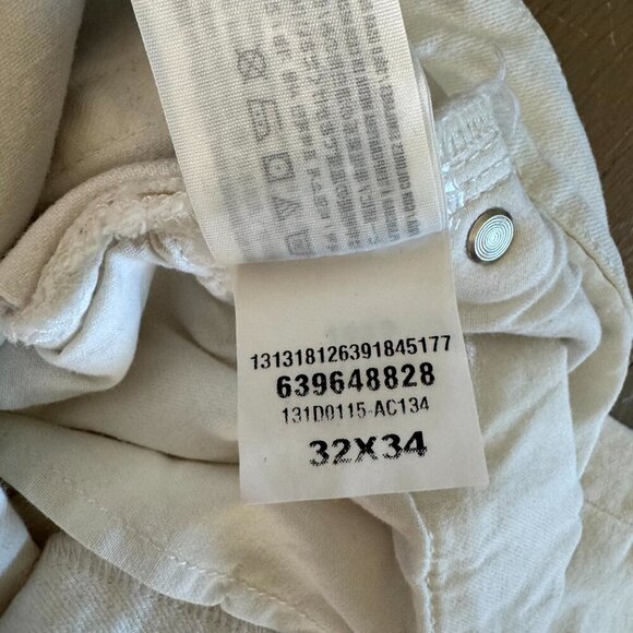 Abercrombie Skinny White Distressed Jeans Felix Stretch 32x34 - Picture 8 of 11